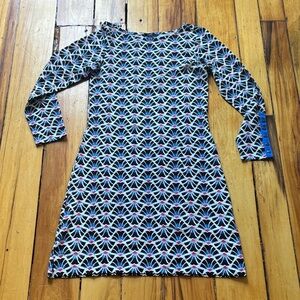 Hatley Vibrant Patterned Long Sleeve Dress